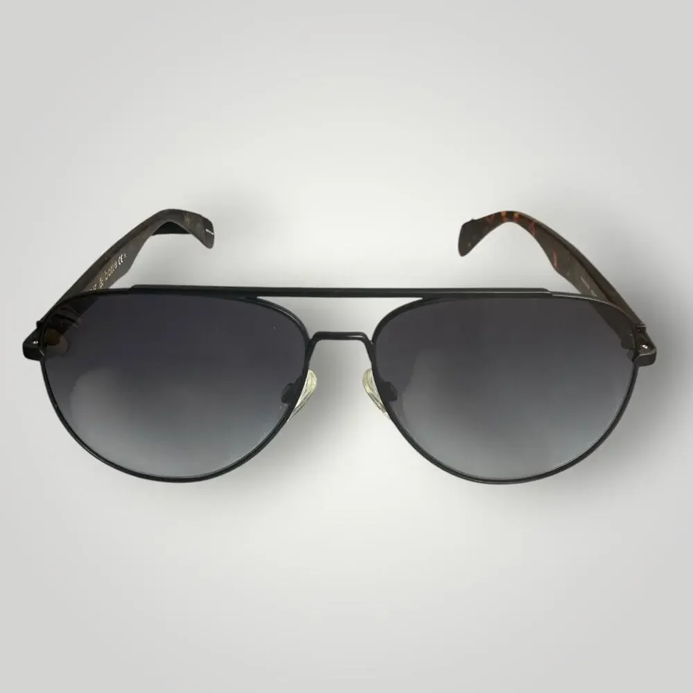 RAG & BONE RNB5003/S 003 9O AVIATOR SUNGLASSES BLACK 62-14-145